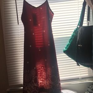 Red Boho Dress